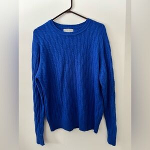CASHMERE SWEATER- vibrant blue Jeffrey Banks